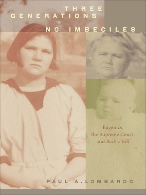 cover image of Three Generations, No Imbeciles
